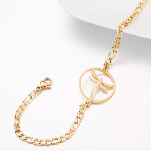 Stainless Steel Dragonfly Bracelet - Picture 4 of 4